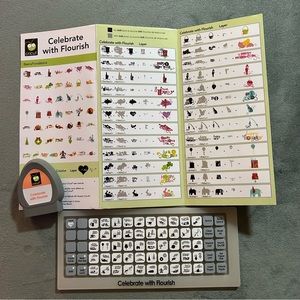 Cricut lite CELEBRATE WITH FLOURISH shapes
